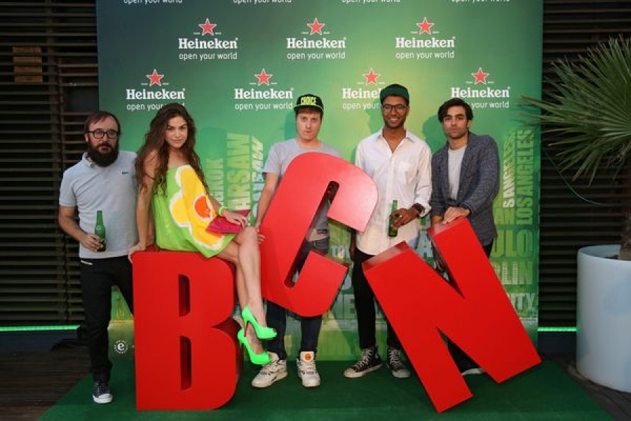 Fiesta Heineken en la Terraza del Hotel Meliá Sky Barcelona