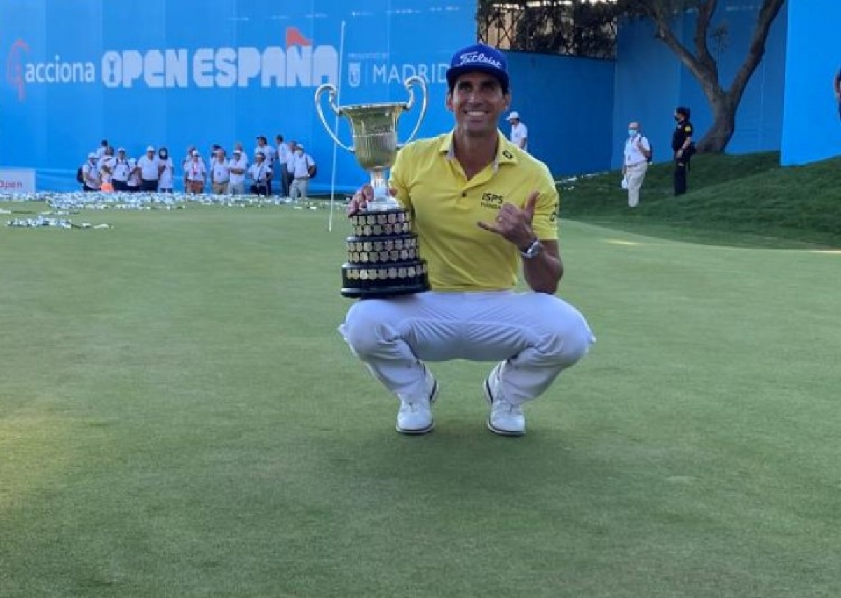 Rafael Cabrera-Bello y Adrián Arnaus triunfan en el Open de España de Golf