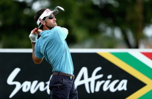 Eduardo de la Riva, a punto de ganar el Torneo de Golf de Sudáfrica