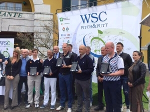 Luis Montero subcampeón, y Felipe Agustín Martín y Tomas Artigas terceros en la final del campeonato del Mundo de Pitch &amp; Putt