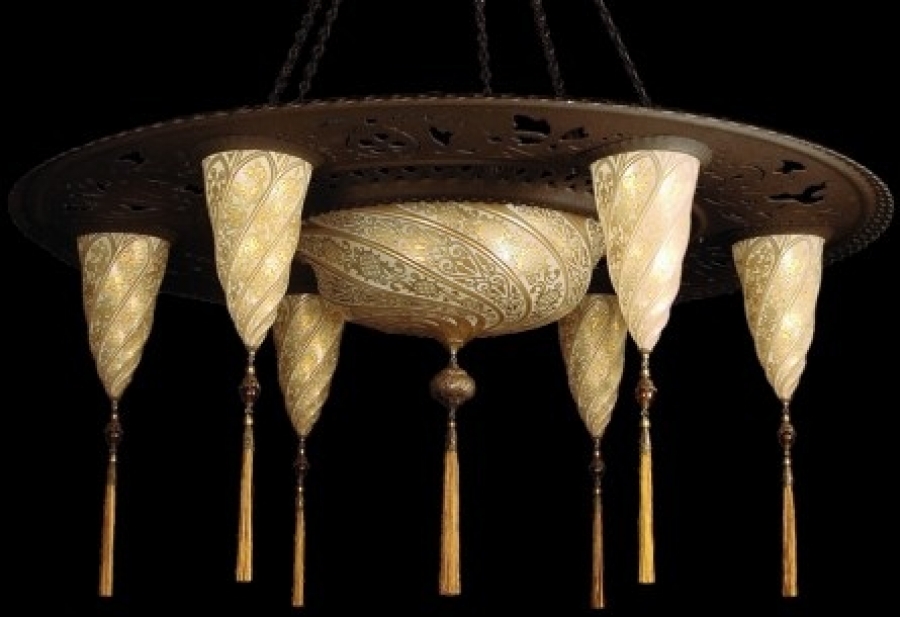 Lámpara Sultan Escudo Sarraceno de Fortuny