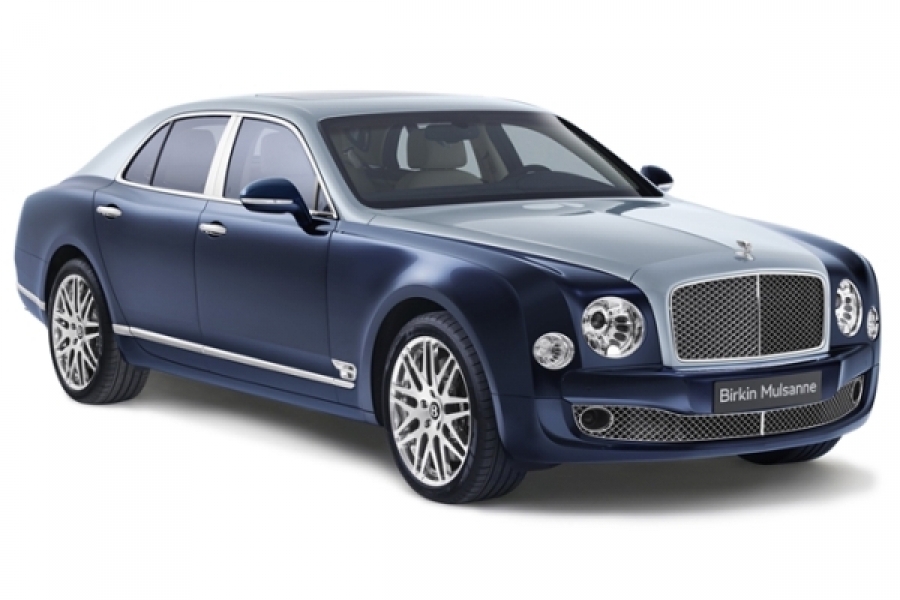 Bentley Mulsanne Birkin en color Fountain Blue y Dark Sapphire