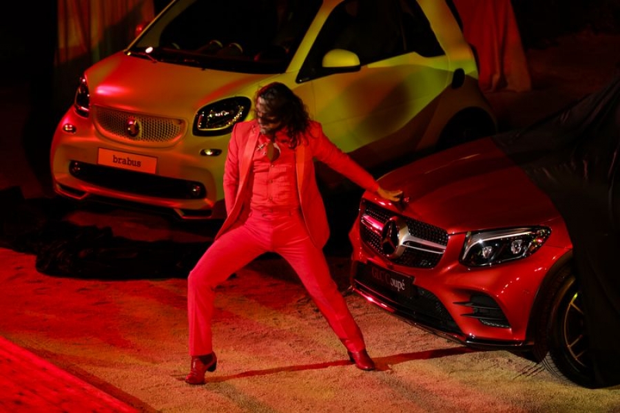 Rafael Amargo durante la presentación del nuevo Mercedes GLC Coupé