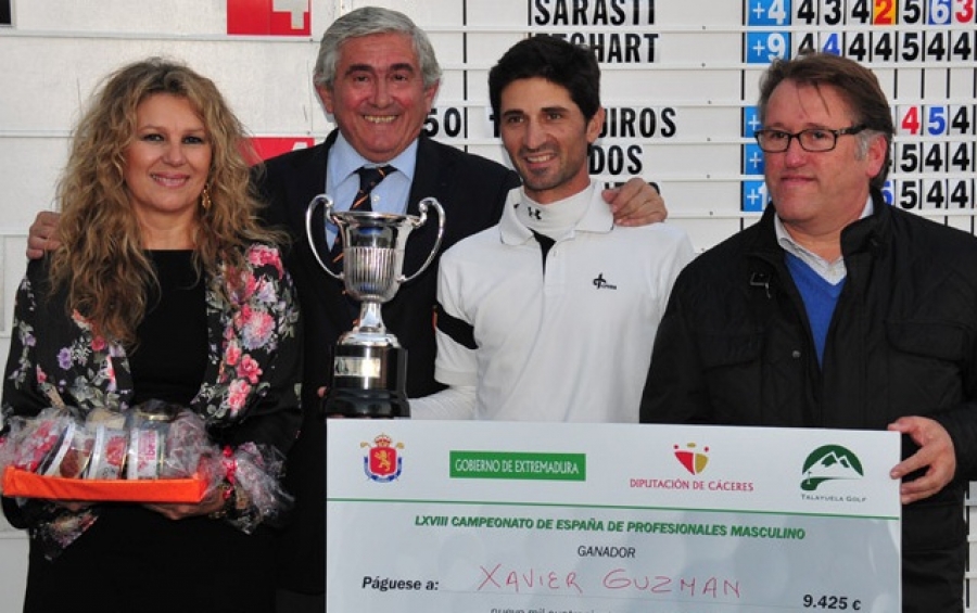 Xavier Guzmán gana el Campeonato de España de Golf Profesional,  torneo celebrado en Talayuela Golf (Cáceres) 