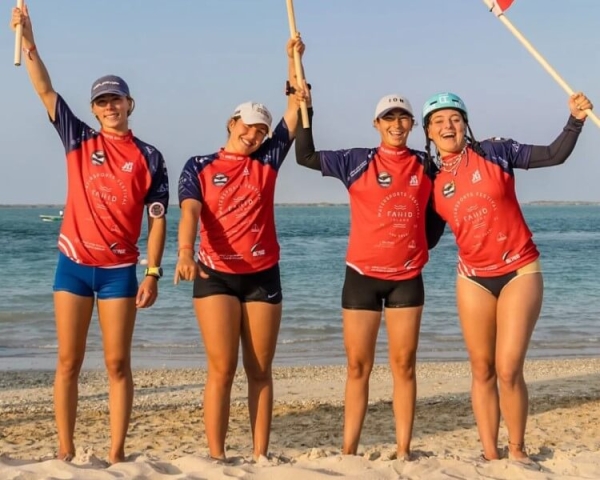Kylie Belloeuvre (FRA), Nia Suardiaz (ESP), Mar de Arce (ESP) y Viola Lippitsch (AUT).
