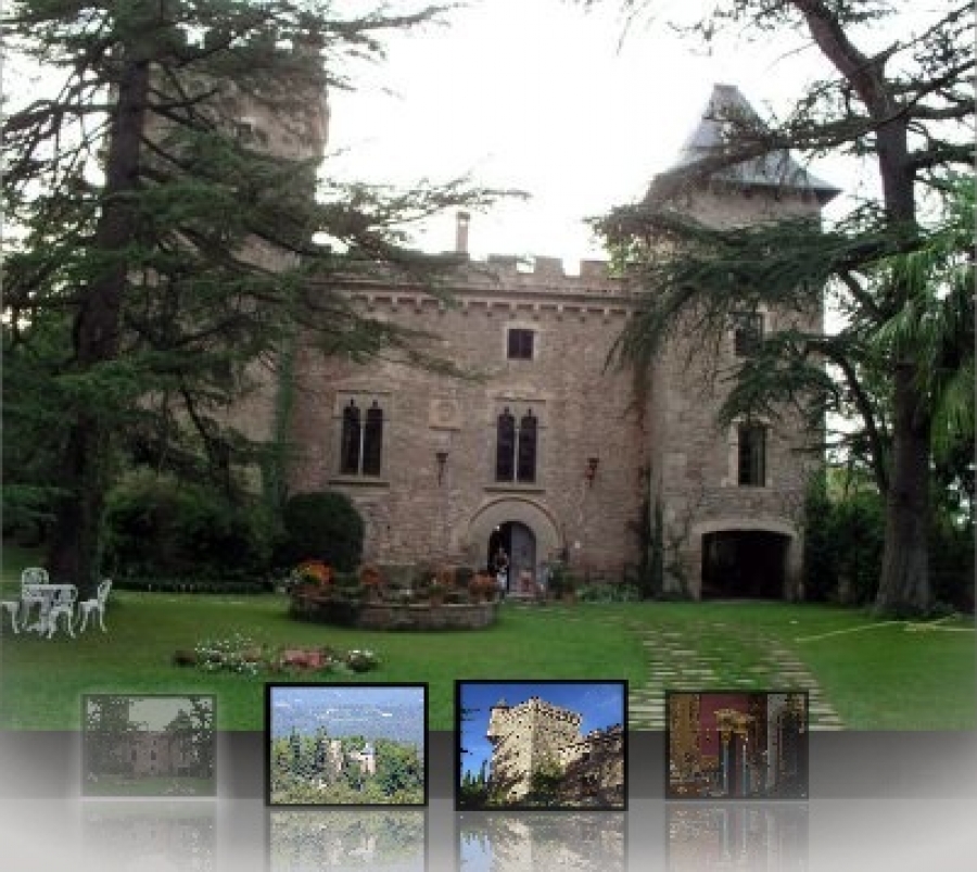 Castillo en la zona de Osona (Barcelona)