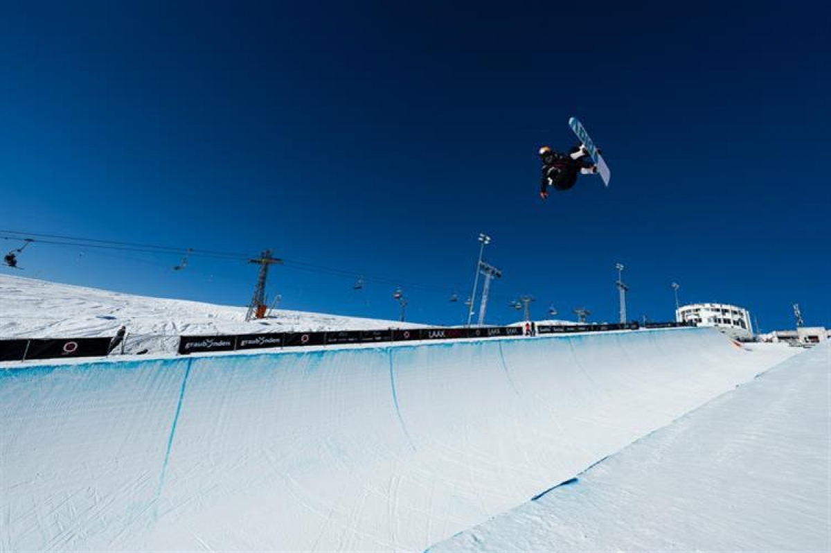 Queralt Castellet se lleva el bronce en la Copa del Mundo de halfpipe en Laax (Suiza)