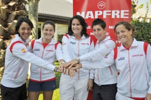 España regresa al Grupo Mundial de la Fed Cup tras imponerse a Japón en Barcelona