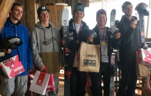 Podio de Thibault Magnin en la Copa de Europa FIS de Slopestyle en Vogel