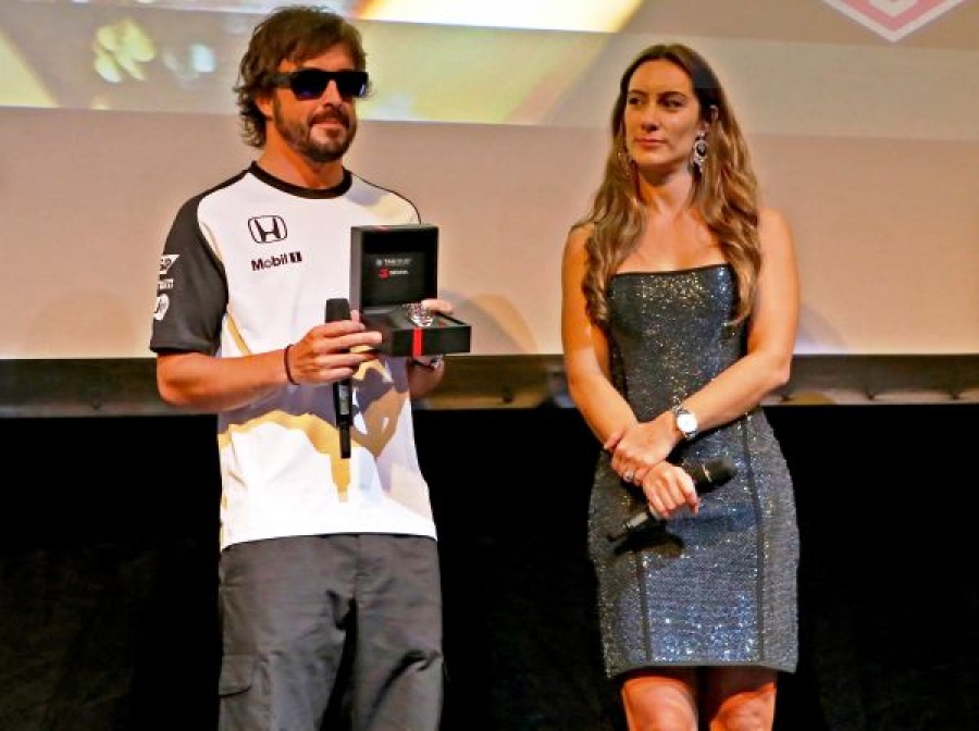Fernando Alonso presenta la edición especial de cronógrafos Tag Heuer Senna 