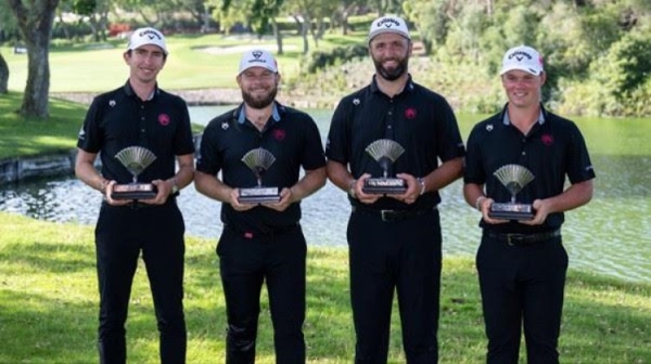 Jon Rahm y sus compañeros de Legion XIII, equipo ganador