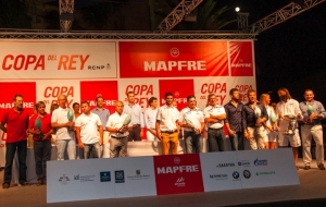 S.M. el Rey Don Felipe presidió la entrega de premios oficial de la 33 Copa del Rey MAPFRE en el recinto de Ses Voltes.