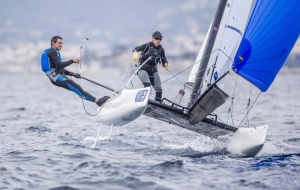 Tara Pacheco y Fernando Echávarri vencen en la Sailing World Cup Hyères en la clase Nacra 17