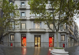 Boutique Louis Vuitton en el Paseo de Gracia de Barcelona