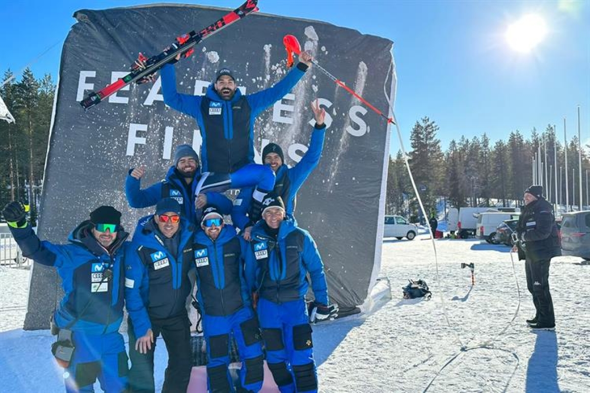 Quim Salarich vence en la Copa de Europa en el Slalom (SL) de Levi, Finlandia