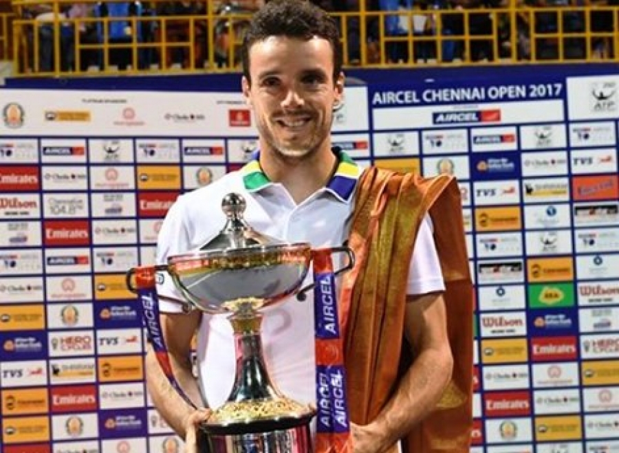 Roberto Bautista conquista el torneo de tenis de Chennai (India)