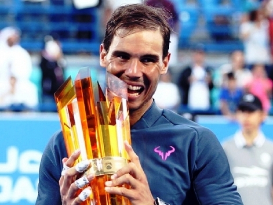 Rafa Nadal gana por cuarta vez el torneo de tenis de Abu Dhabi 