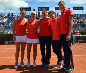 La Selección Española asciende al Grupo Mundial de la Fed Cup