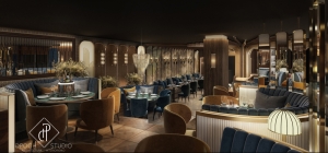 Render del nuevo espacio que abrirá Gatsby Barcelona