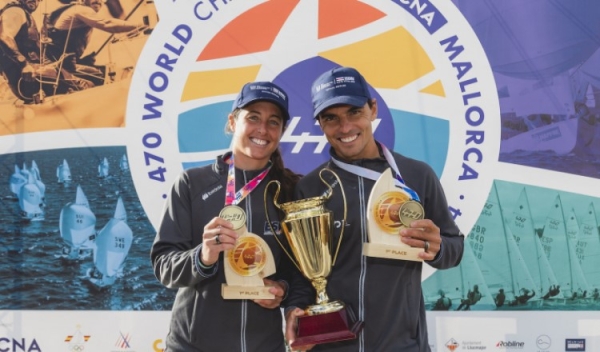 Jordi Xammar y Nora Brugman, campeones del mundo de 470