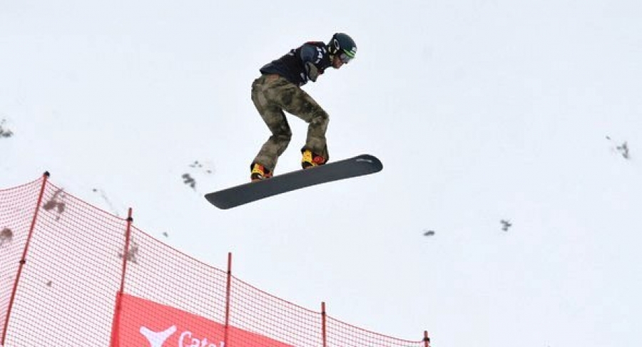 Lucas Eguibar conquista la Copa de Europa Snowboard Cross FIS de Pitztal (Austria)