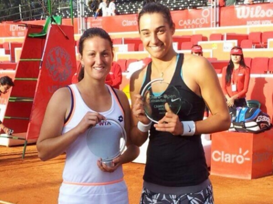 Lara Arruabarrena y Caroline García ganan el dobles del torneo de Bogotá (Colombia)