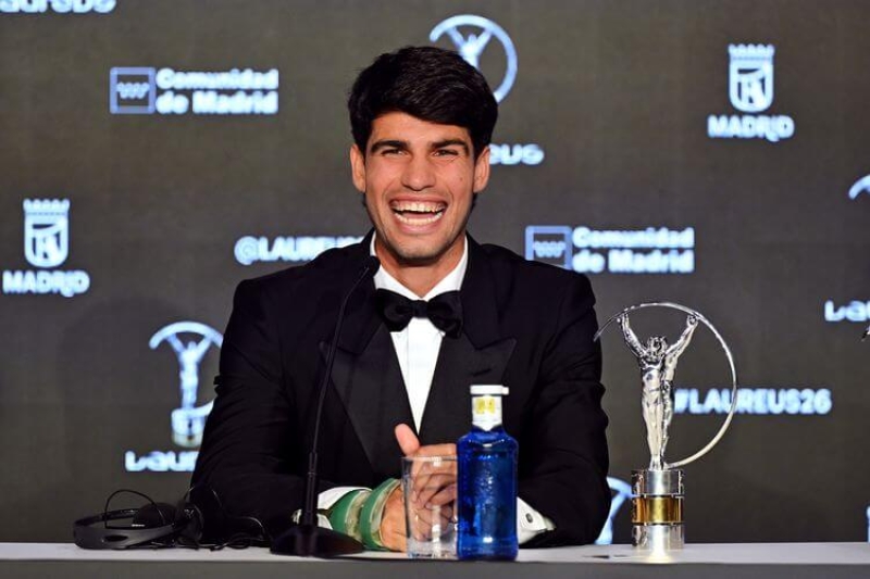 Carlos Alcaraz, mejor deportista internacional del año en los Premios Laureus 2026