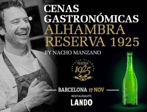 Cenas Gastronómicas Alhambra Reserva 1925 by Nacho Manzano