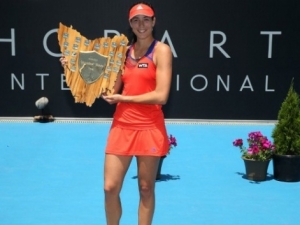 Garbiñe Muguruza gana el torneo WTA en Hobart (Australia)