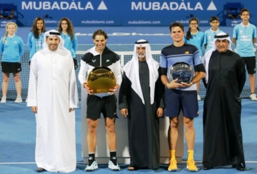 Rafa Nadal primero y David Ferrer tercero en el torneo de Abu Dhabi