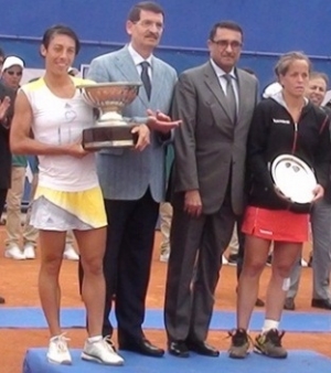 Lourdes Domínguez subcampeona del torneo de tenis de Marrakech