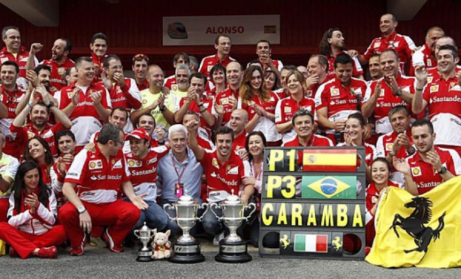 Extraordinaria victoria de Fernando Alonso en el Gran Premio de España
