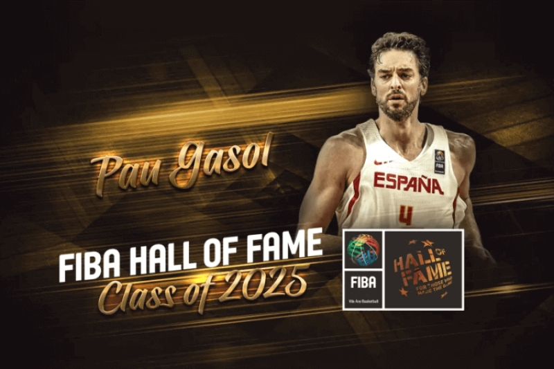 Pau Gasol ingresa en el FIBA Hall of Fame