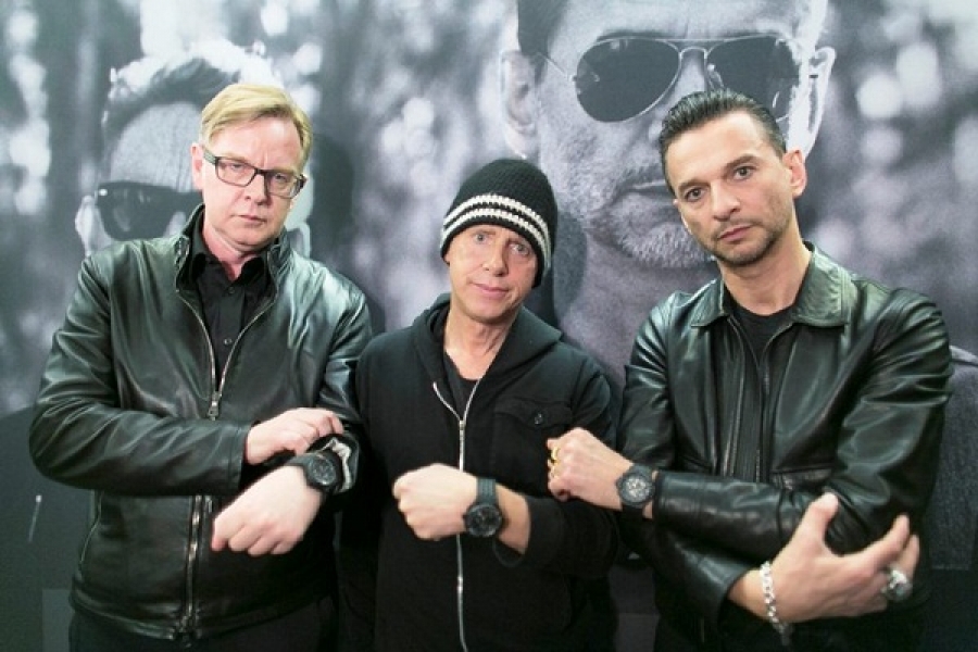 Andrew Fletcher, David Gahan y Martin Gore (Depeche Mode)