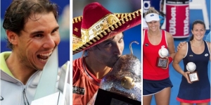 Rafa Nadal, David Ferrer, Lara Arruabarrena y Tita Torró en lo más alto del tenis español