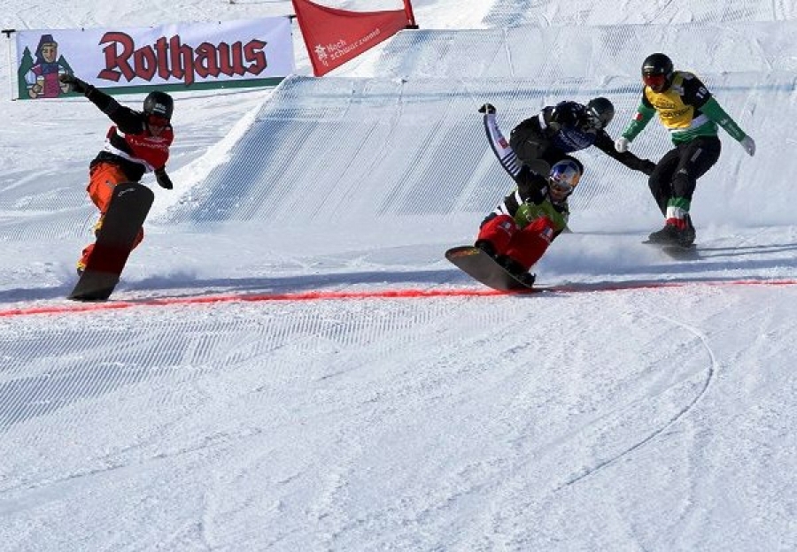 Podio para Lucas Eguibar y Regino Hernández en la Copa del Mundo FIS Snowboardcross de Feldberg
