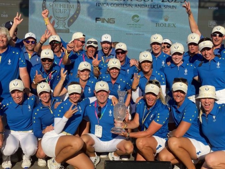 ICarlota Ciganda conduce al equipo europeo a la victoria de la Solheim Cup