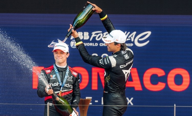 IPepe Martí tercero en el E-Prix de MONACO con Cupra