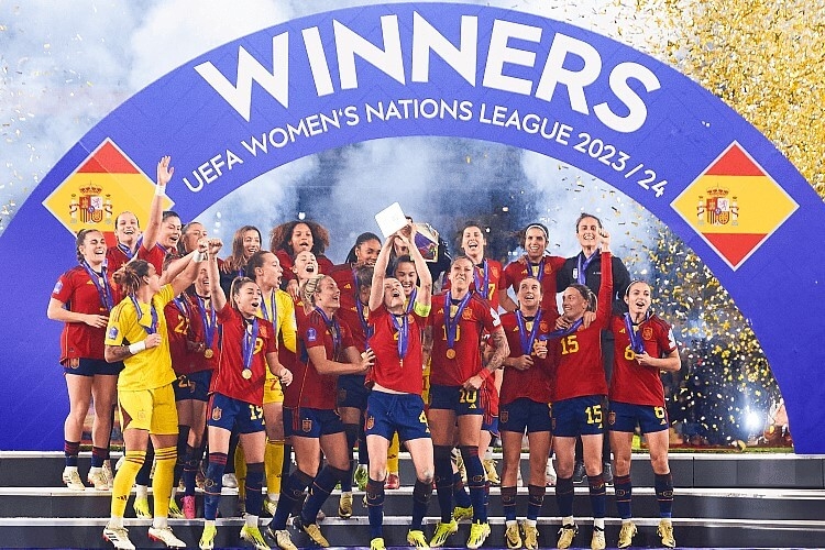 La selección femenina de futbol Campeona de la Nations League
